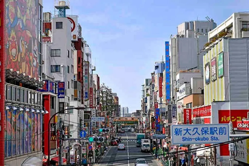 新宿市中心jr线新大久保三分钟紧邻韩国街免费wi-Fi Tokyo 0*,  Japan